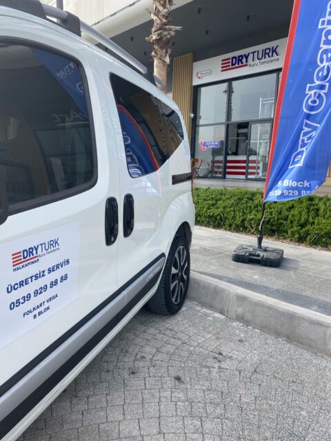 İzmir eve servis kuru temizleme aracı